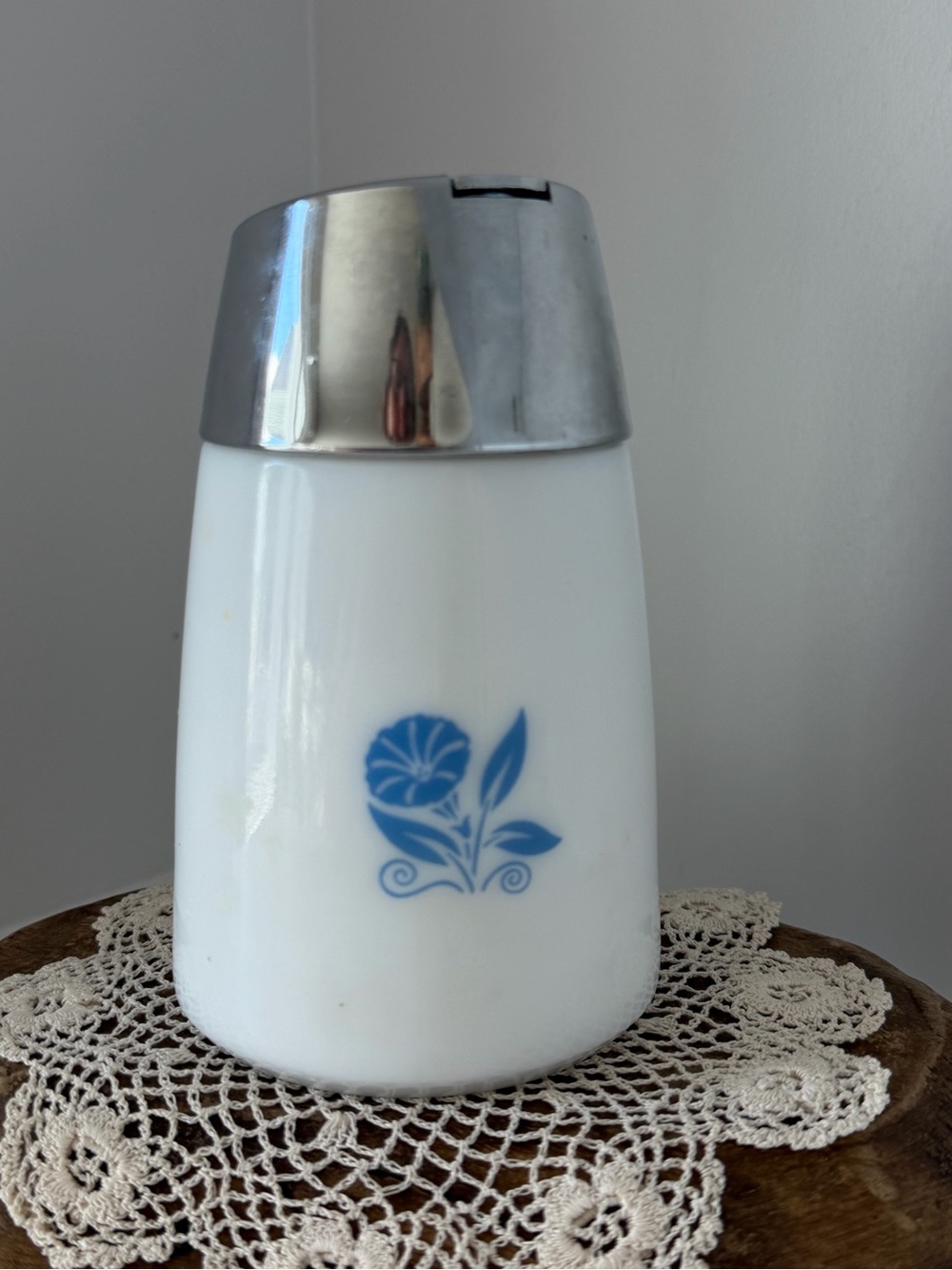 Vintage Milk Glass Sugar Shaker